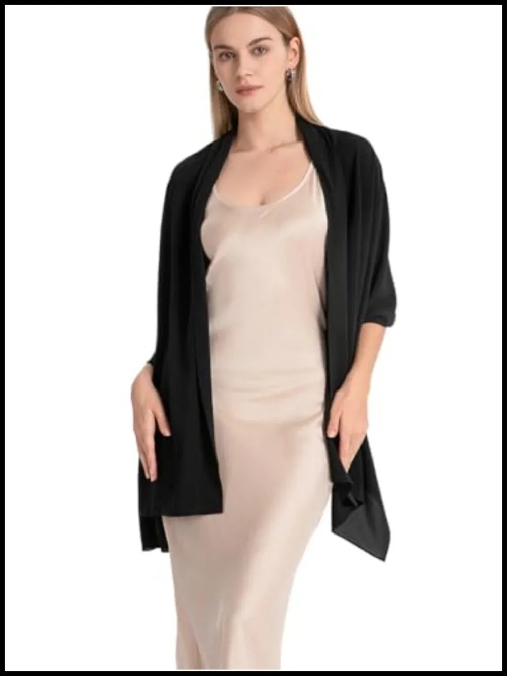 Chiffon Shawl Wrap for Wedding Evening Dress Cover Up Scarf Bridal Pashmina
